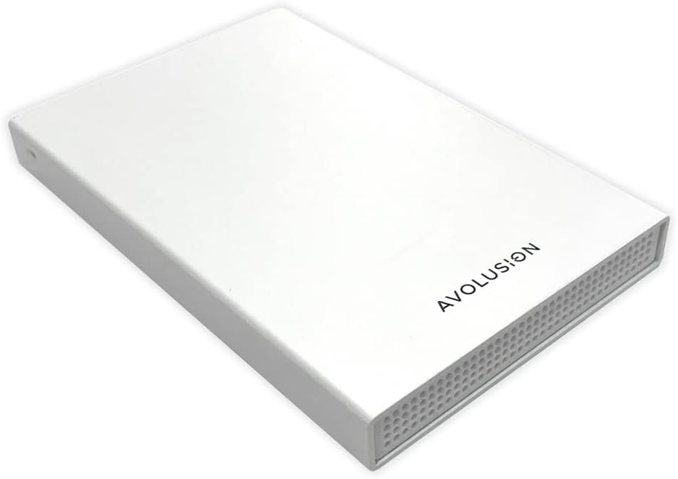 Avolusion HD250U3-WH 1TB USB 3.0 Portable External Gaming Hard Drive (for Xbox One X, S, Gen1, Pre-Formatted)