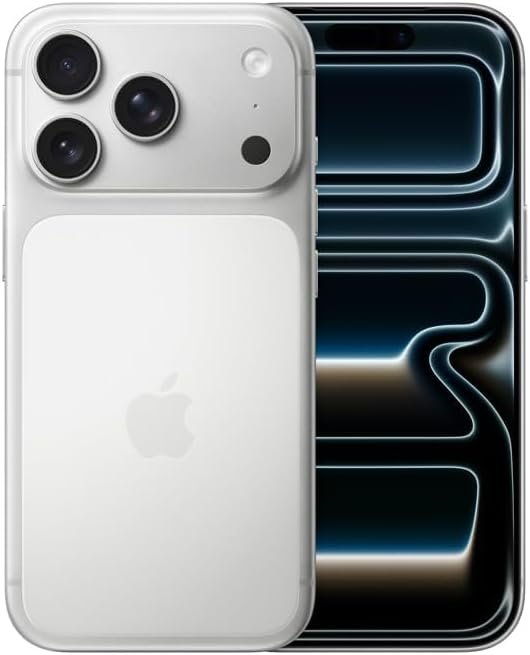 Apple iPhone 17 Pro, US Version, 1TB, eSIM, Silver- Unlocked (Renewed Premium)