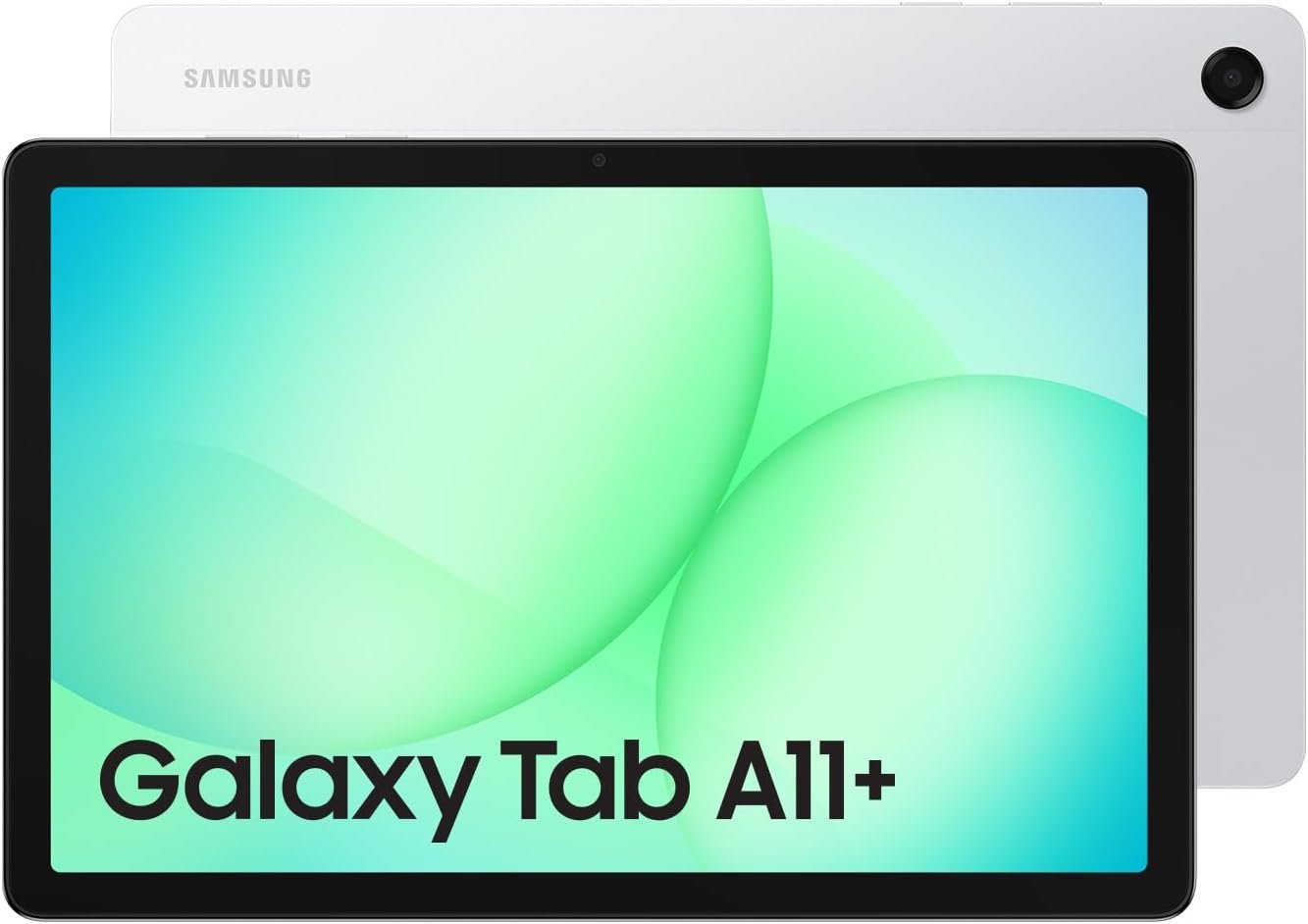 Samsung Galaxy Tab A11+ Plus 2026 (128GB, 6GB, Wi-Fi Only) 11.0″ 90Hz Android 16 Tablet, All Day Battery, Octa-Core (4nm), 4-Speakers, International Model X230 | Fast Charge Cube Bundle | Silver