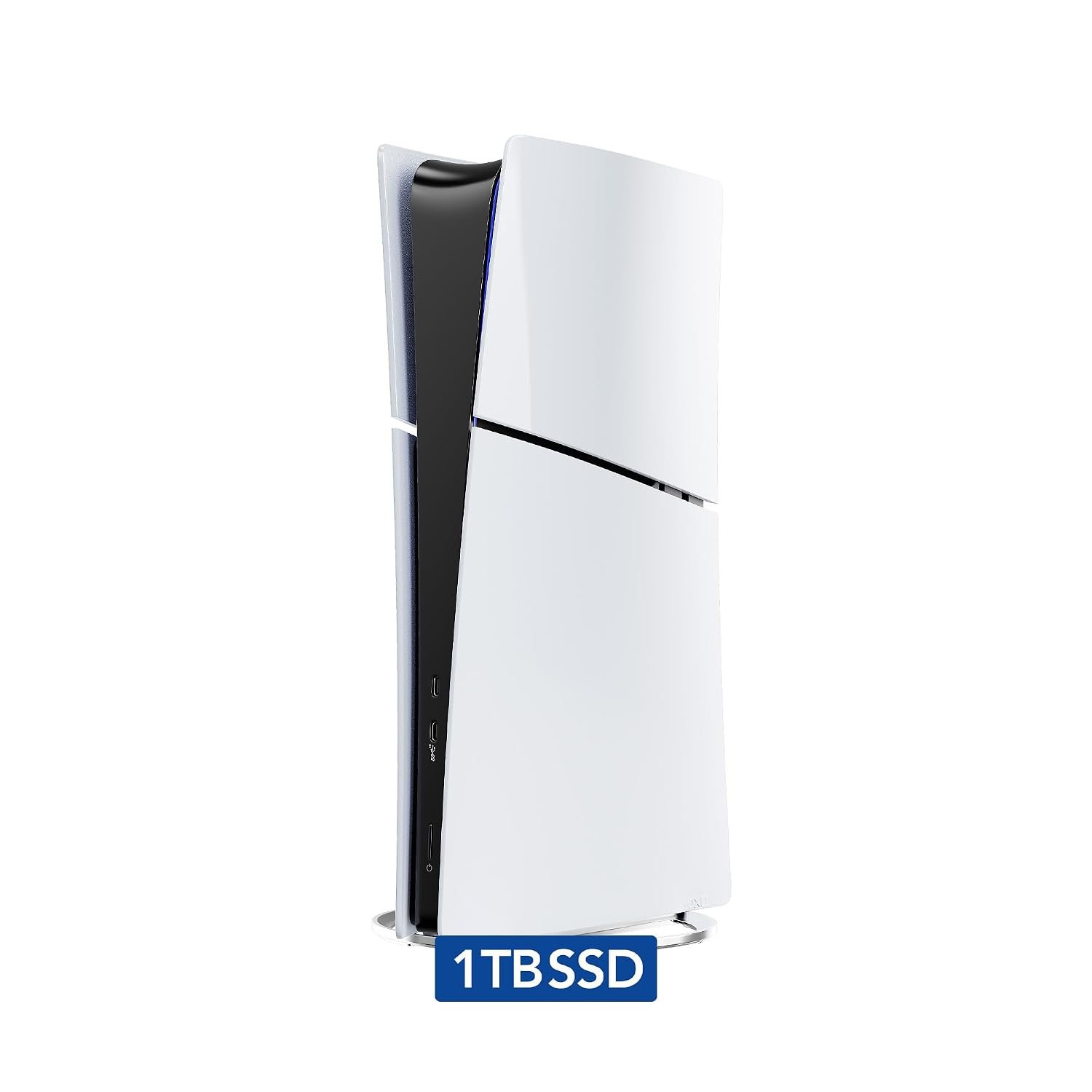 PlayStation 5 Slim Digital with 1TB SSD Storage, Console Only – PS5 Gaming System, White  (Renewed) 