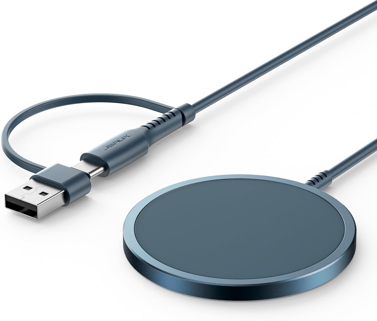 JSAUX Magnetic Wireless Charger for MagSafe Charger, for iPhone 18 Pro/Duo