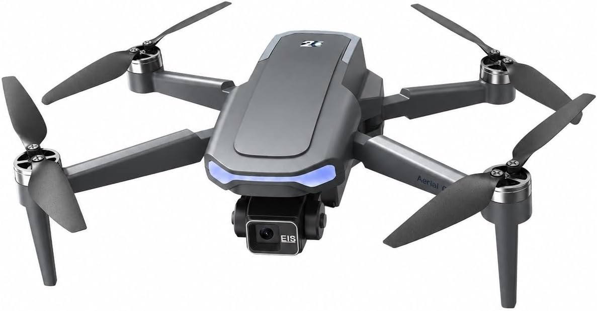 3-Axis Gimbal GPS Drone with 4K Camera YIKKEON Drone, 10000FT Range, 90Min Flight Time with 3 Batteries, 4.5″ HD Screen Remote, Auto Return, Follow Me, Brushless Motor, 5G FPV, Foldable RC Quadcopter for Beginners – Under 249g