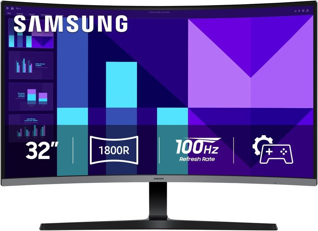 Samsung 32″ S3 (S39GD) Series FHD 100Hz Curved Monitor