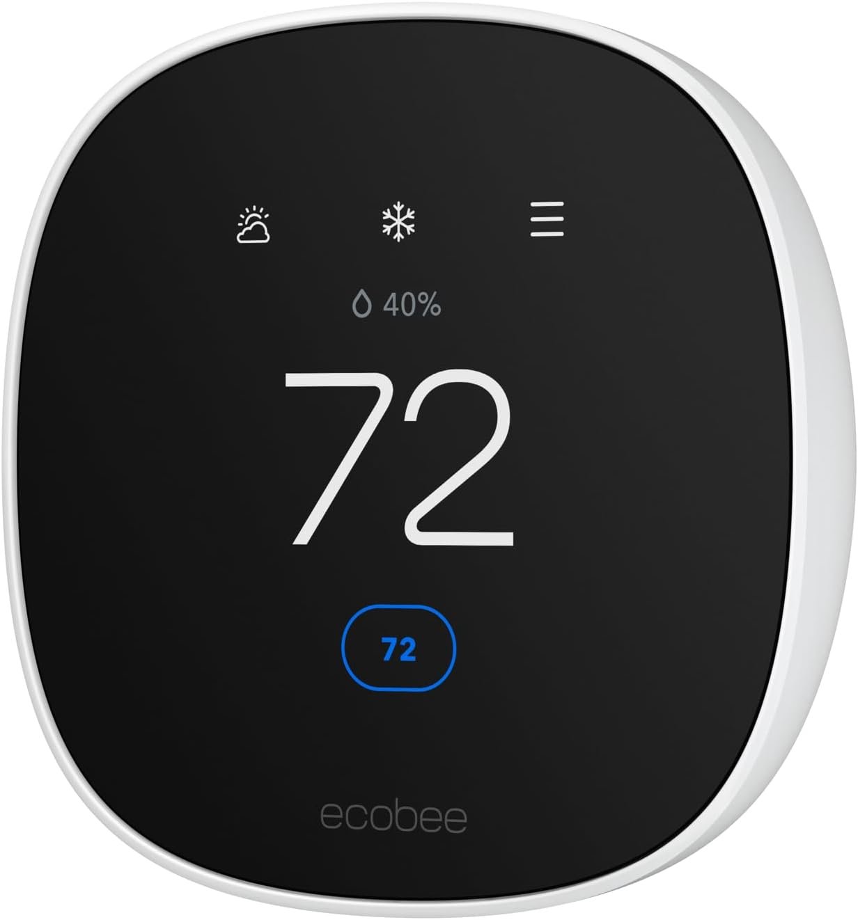 ecobee Smart Thermostat Essential – WiFi Thermostat, Energy Star Certified