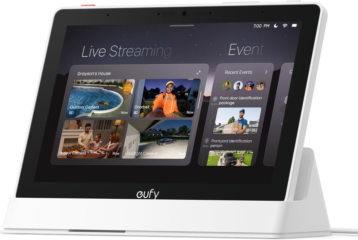 eufy Security eufy Smart Display E10, Smart Home Hub, 8″ Control Panel