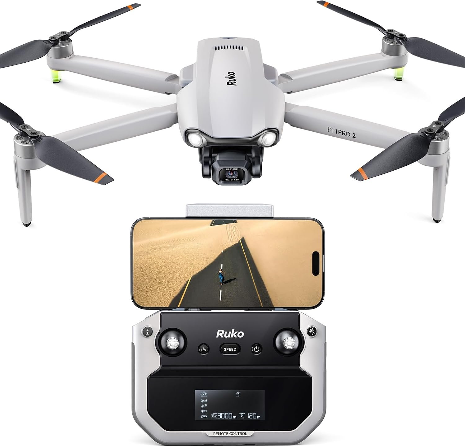 Ruko F11PRO 2 Drone with 6K Camera for Adults, 4K/30fps Video, Ideal Gift