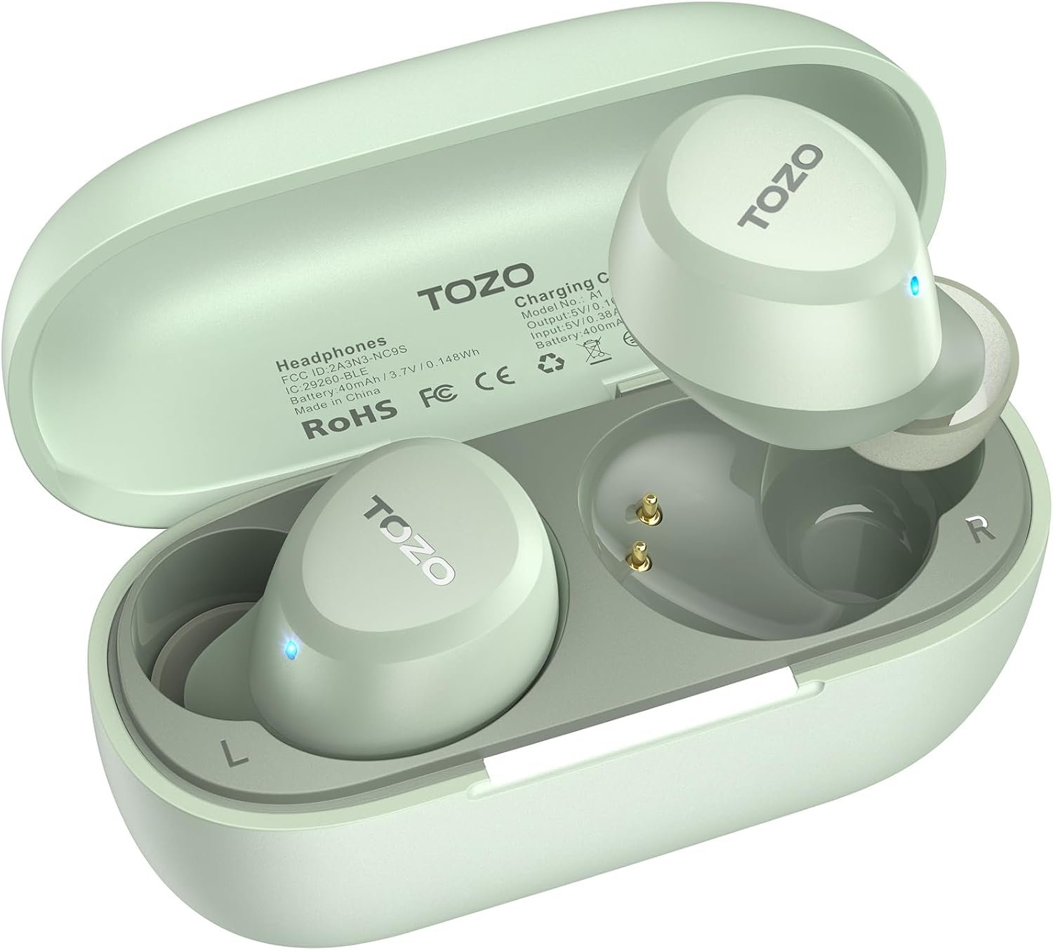 TOZO A1 Wireless Earbuds Bluetooth 5.3 Light Weight in Ear Headphones