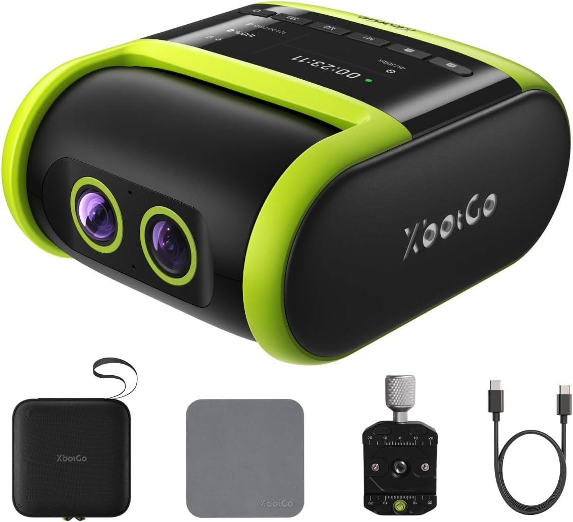 XbotGo Falcon All-in-One 4K Action Camera, AI Sports Camera(Green)