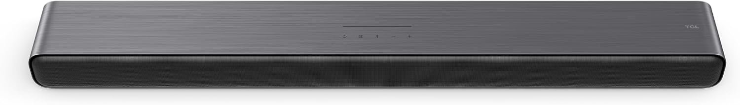TCL S45H 2.0 Sound Bar for Smart TV | Dolby Atmos DTS:X Auto Room Calibration| 100W Power Wireless Bluetooth Home Theater Audio | App & Remote Control | Latest Model