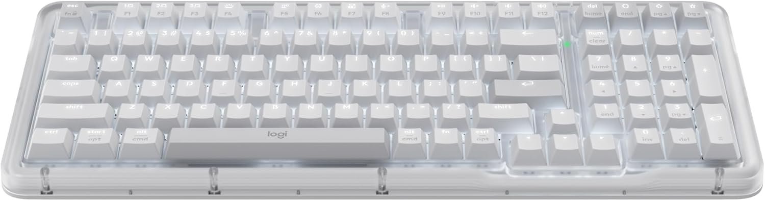 Logitech Alto Keys K98M Wireless Mechanical Gasket Keyboard – Off White