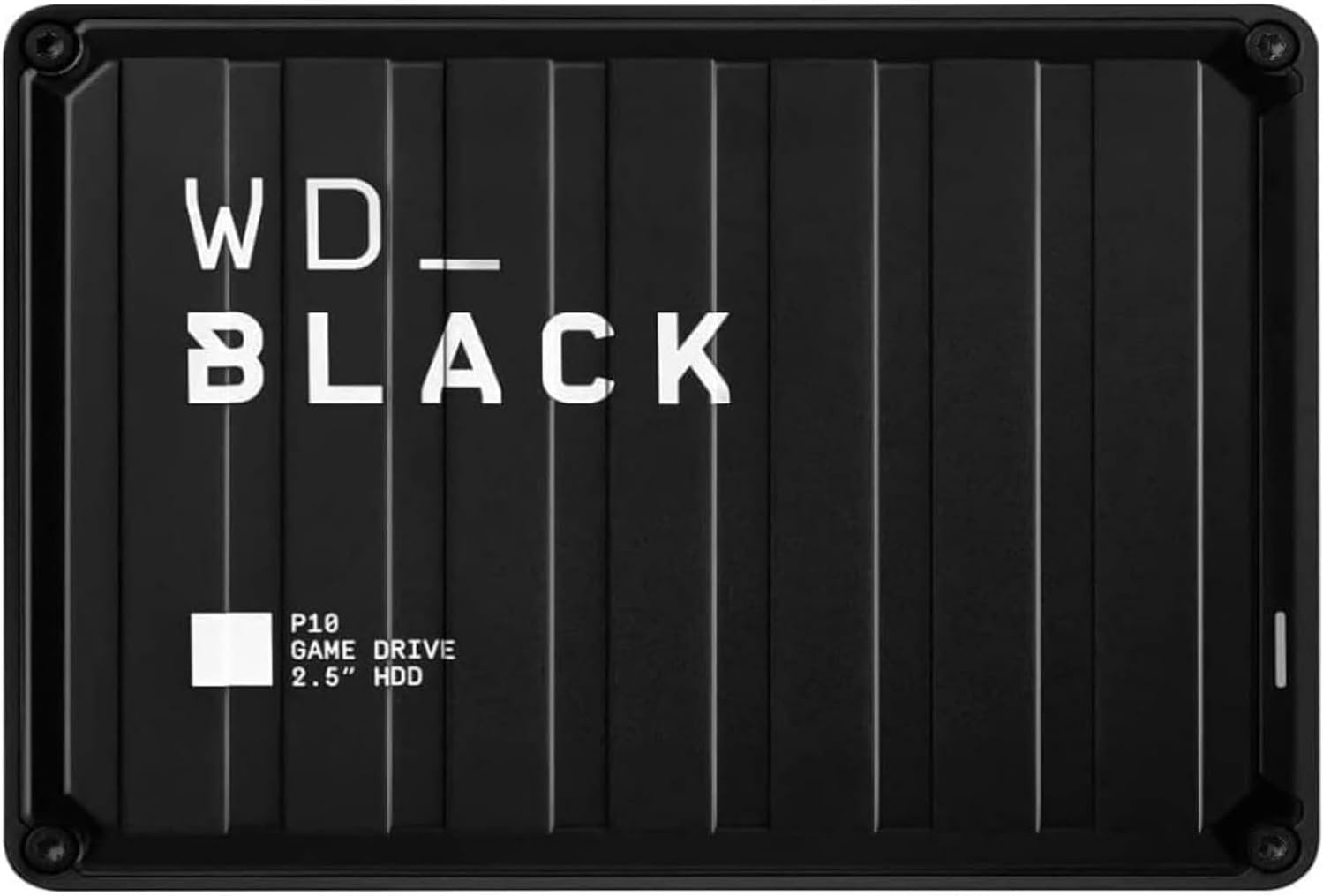 WD_Black 2TB P10 Game Drive, Portable External Hard Drive, Works with PlayStation, Xbox, & PC – WDBA2W0020BBK-WES1