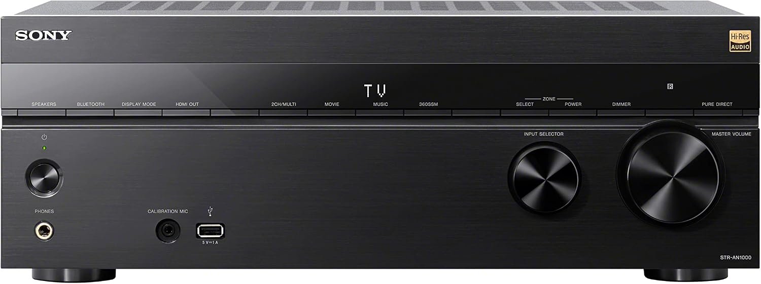 Sony STR-AN1000 7.2ch Home Theater 8K A/V Bluetooth Receiver