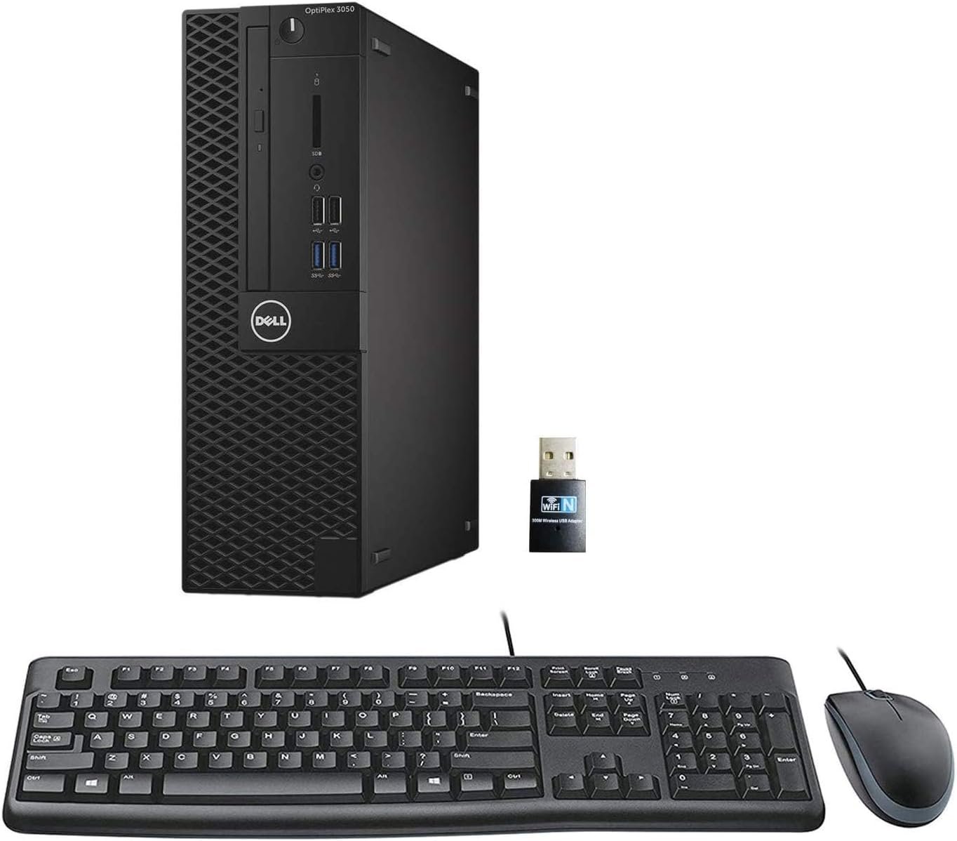Dell Optiplex 3050 SFF Desktop Computer PC, Intel Quad Core i5-6500 up to 3.6GHz, 16GB DDR4, 256GB SSD, WiFi, 4K Support, DP, HDMI, Windows 11 Pro 64 Bit (Renewed)