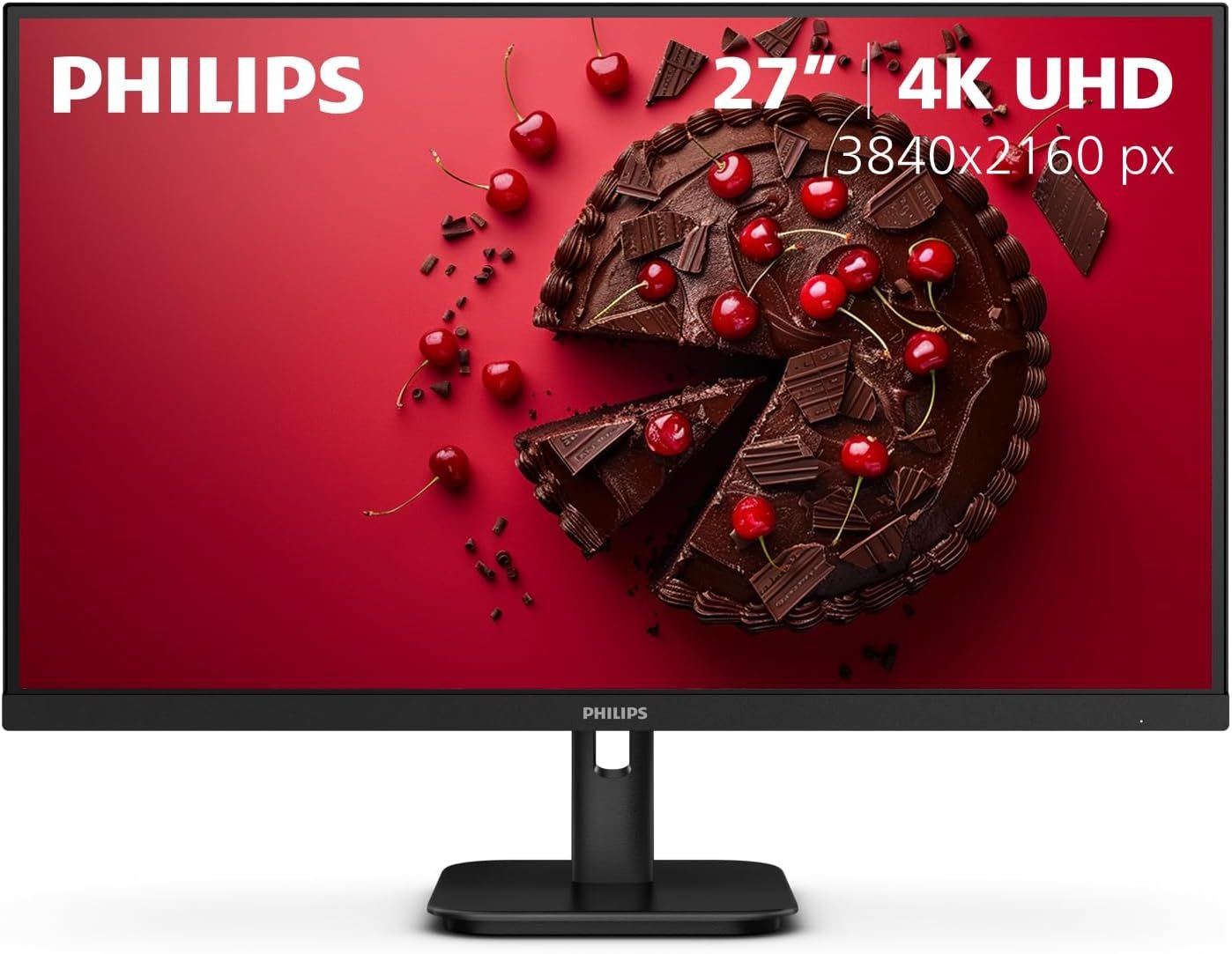Philips 27″ Computer Monitor 4K UHD IPS HDR Built-in Speakers, 27E1N1800A