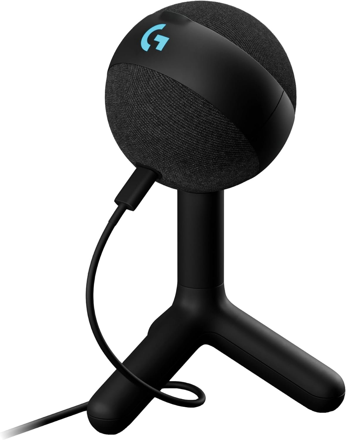 Logitech G Yeti Orb Condenser RGB Gaming Mic with LIGHTSYNC, USB Mic for Streaming, Cardioid for PC/Mac – Black (Renewed)