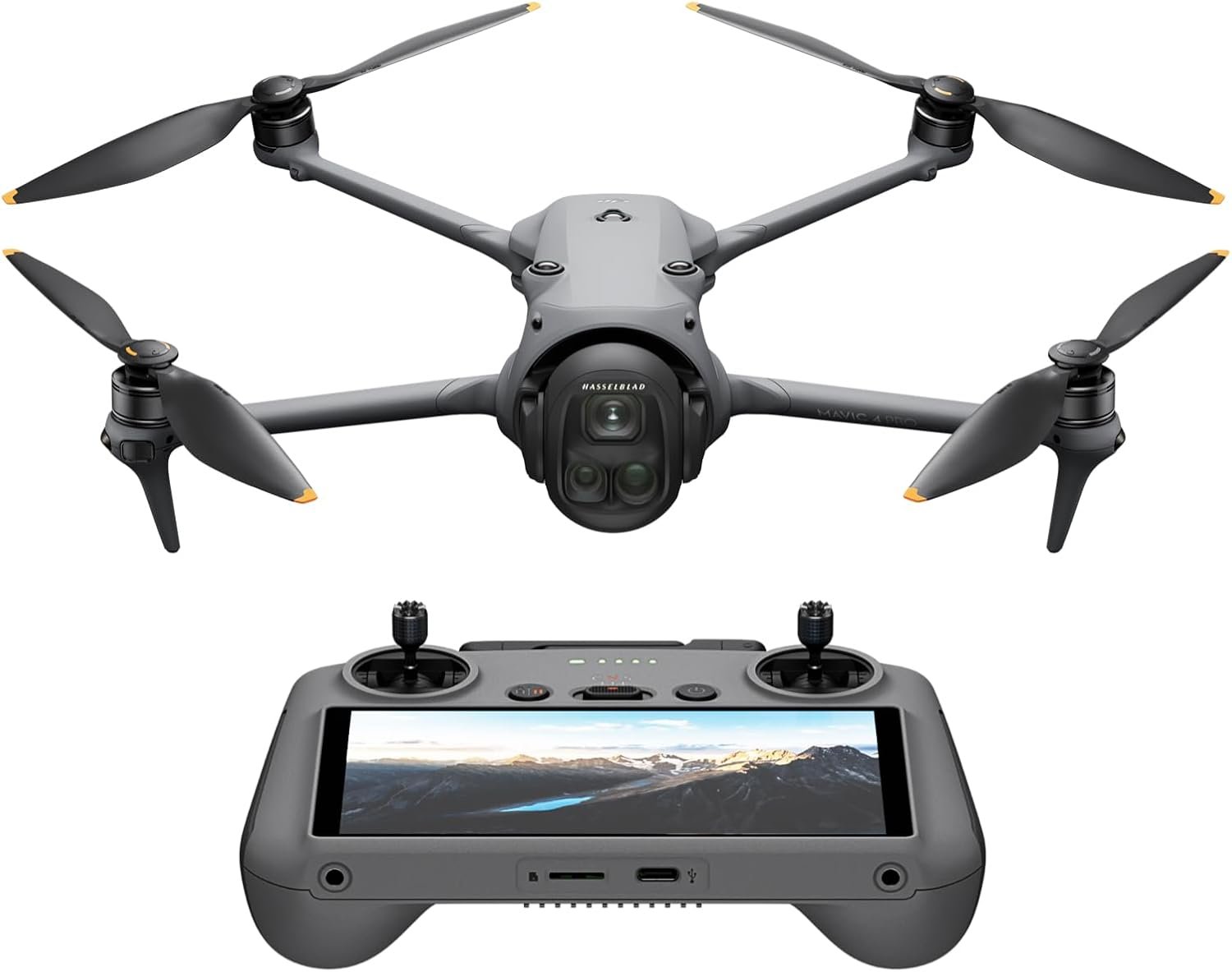 DJI Mavic 4 Pro Drone With DJI RC 2, Flagship Tri-Camera Drone