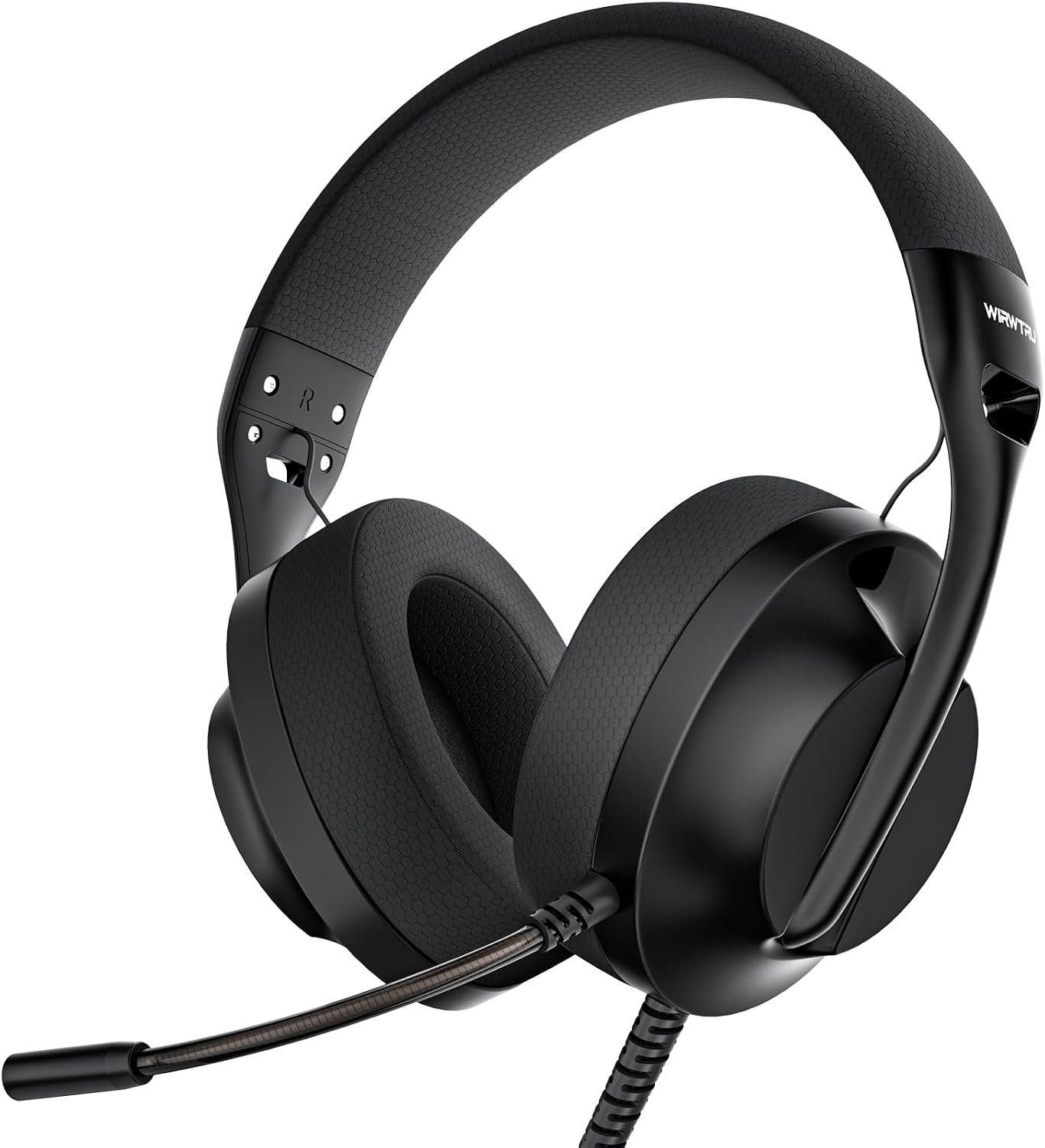 WIRWTRU Wired Gaming Headset for PS5, Xbox, Xbox Series X|S, PC, PS4