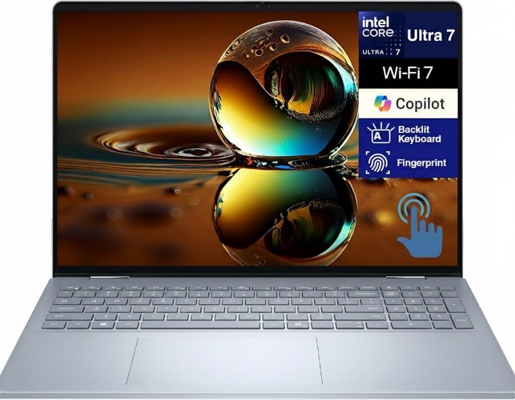 Dell 16 Plus LDB06250 2-in-1 Laptop 16” Touch FHD+, Ultra 7-256V, 16GB/1TB
