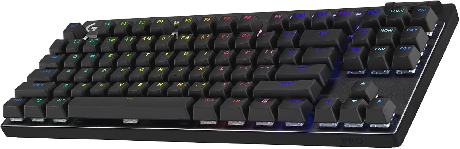Logitech G PRO Mechanical TKL Tenkeyless Gaming Keyboard (Clicky) – Black