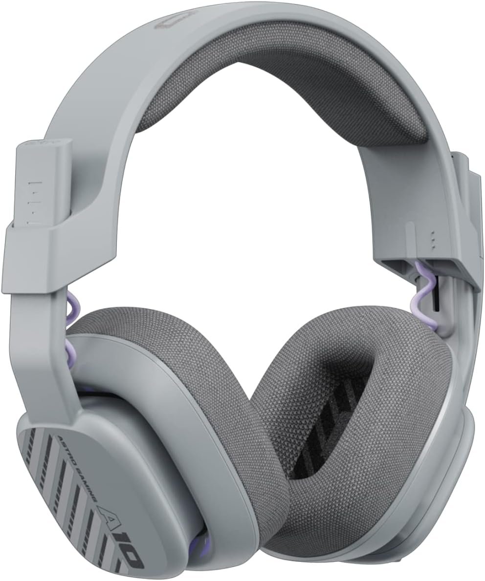 Logitech G Astro A10 Gen 2 Cross-Platform Wired Gaming Headset – Grey