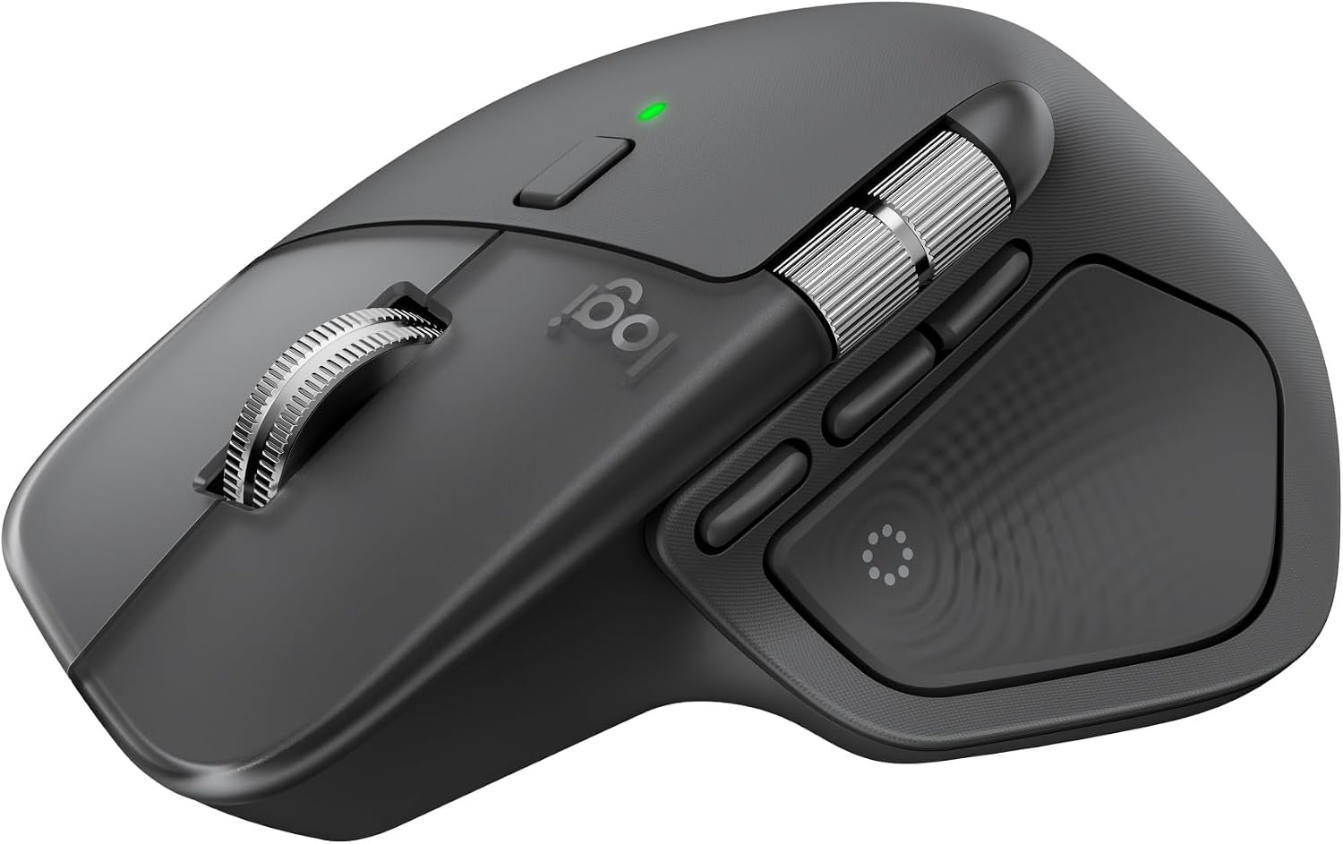 Logitech MX Master 4 Ergonomic Wireless Mouse with Haptics – Graphite