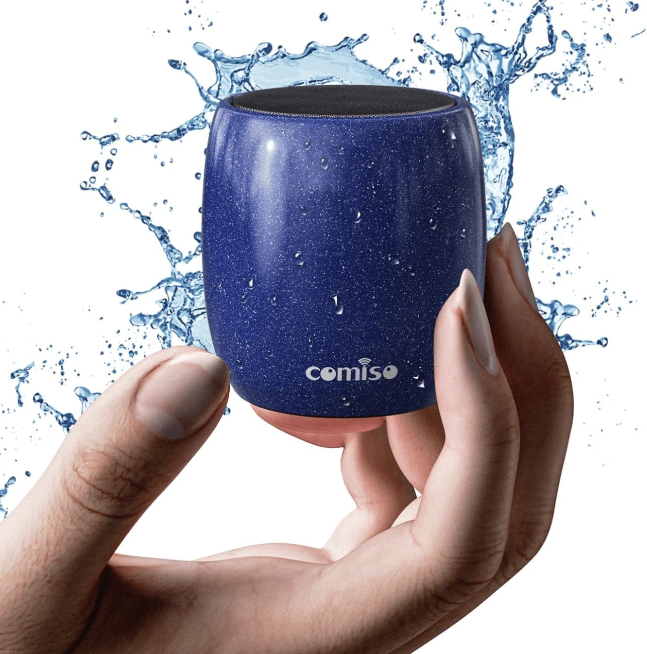 comiso Portable Bluetooth Speaker, Small Speaker, IP67 Waterproof,Rich Bass