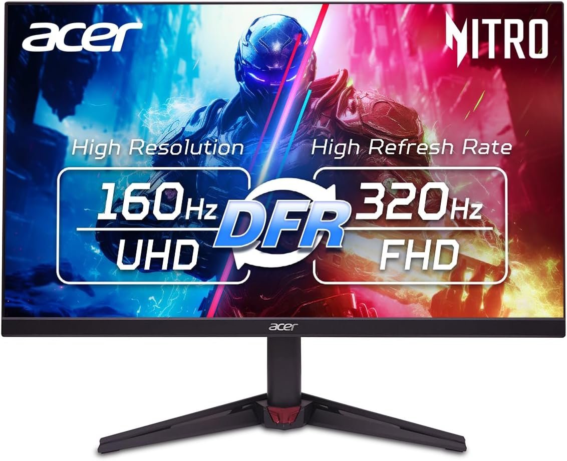 Acer Nitro 27in 4K 3840×2160 IPS 160Hz DFR 320Hz Gaming Monitor VG270K V4