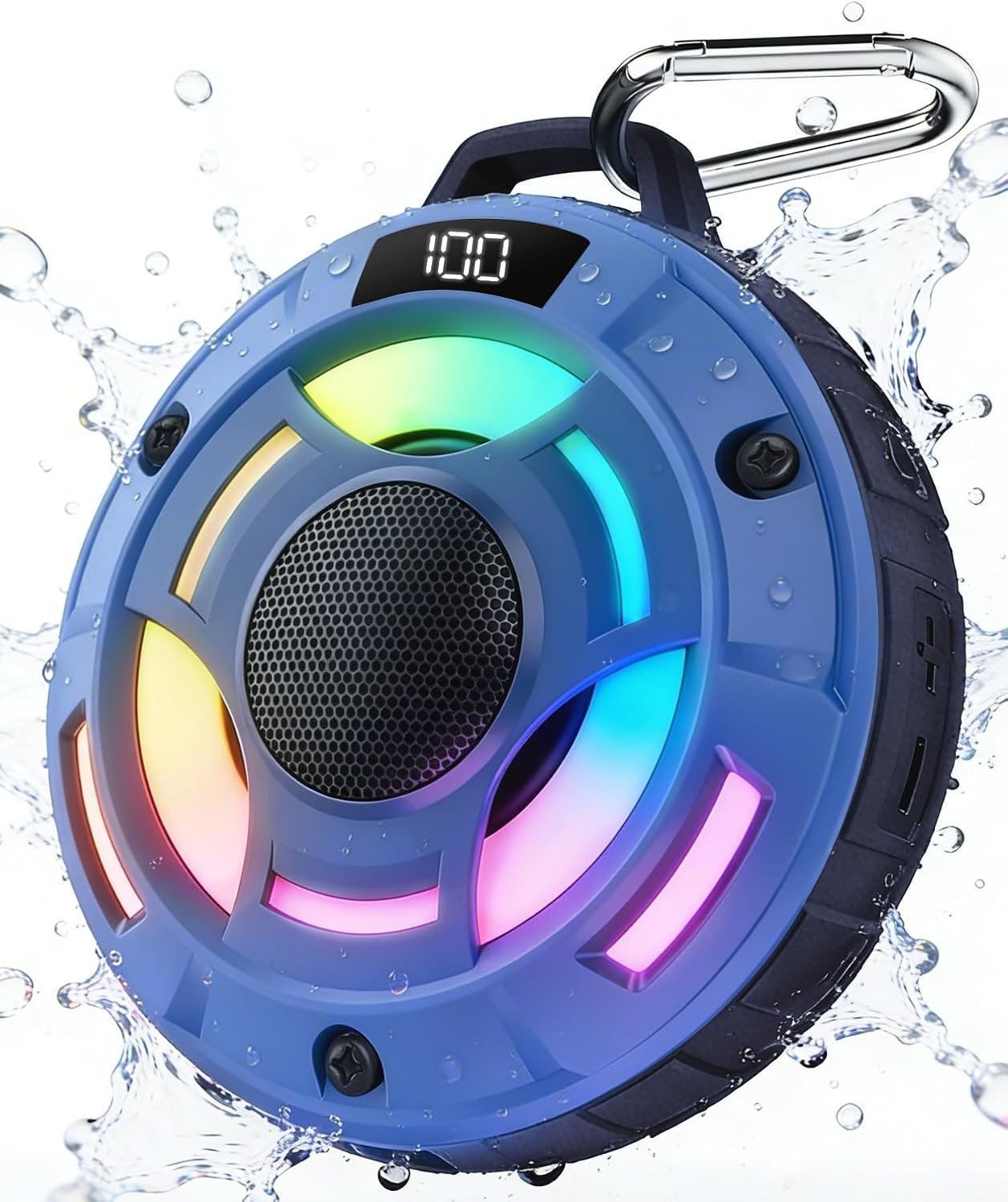 BassBloom Room 1 Portable Bluetooth Speaker, IPX7 Waterproof