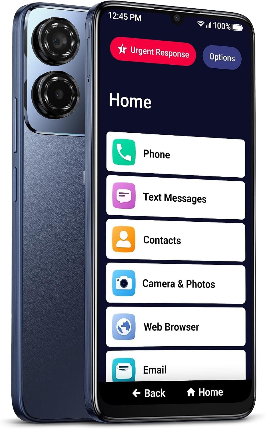 LIVELY Jitterbug Smartphone for Seniors, No SIM Needed, Smart5