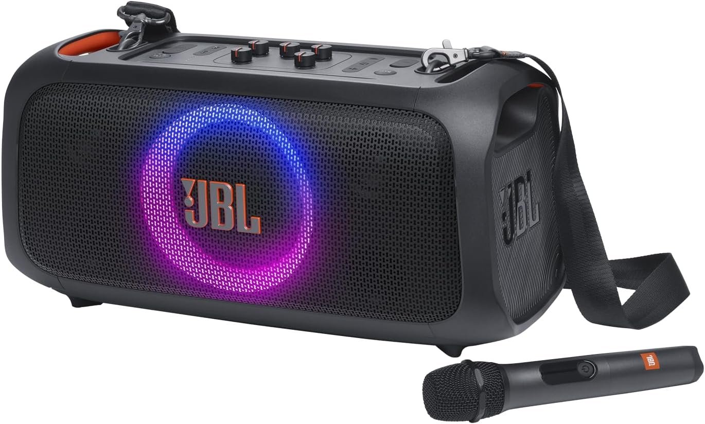 JBL PartyBox On-the-Go Essential – Portable Party Speaker – Black