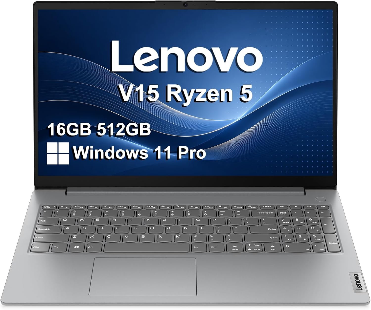 Lenovo Laptop Computer V15, AMD Ryzen 5 7520U, 16GB DDR5 RAM, 512GB SSD