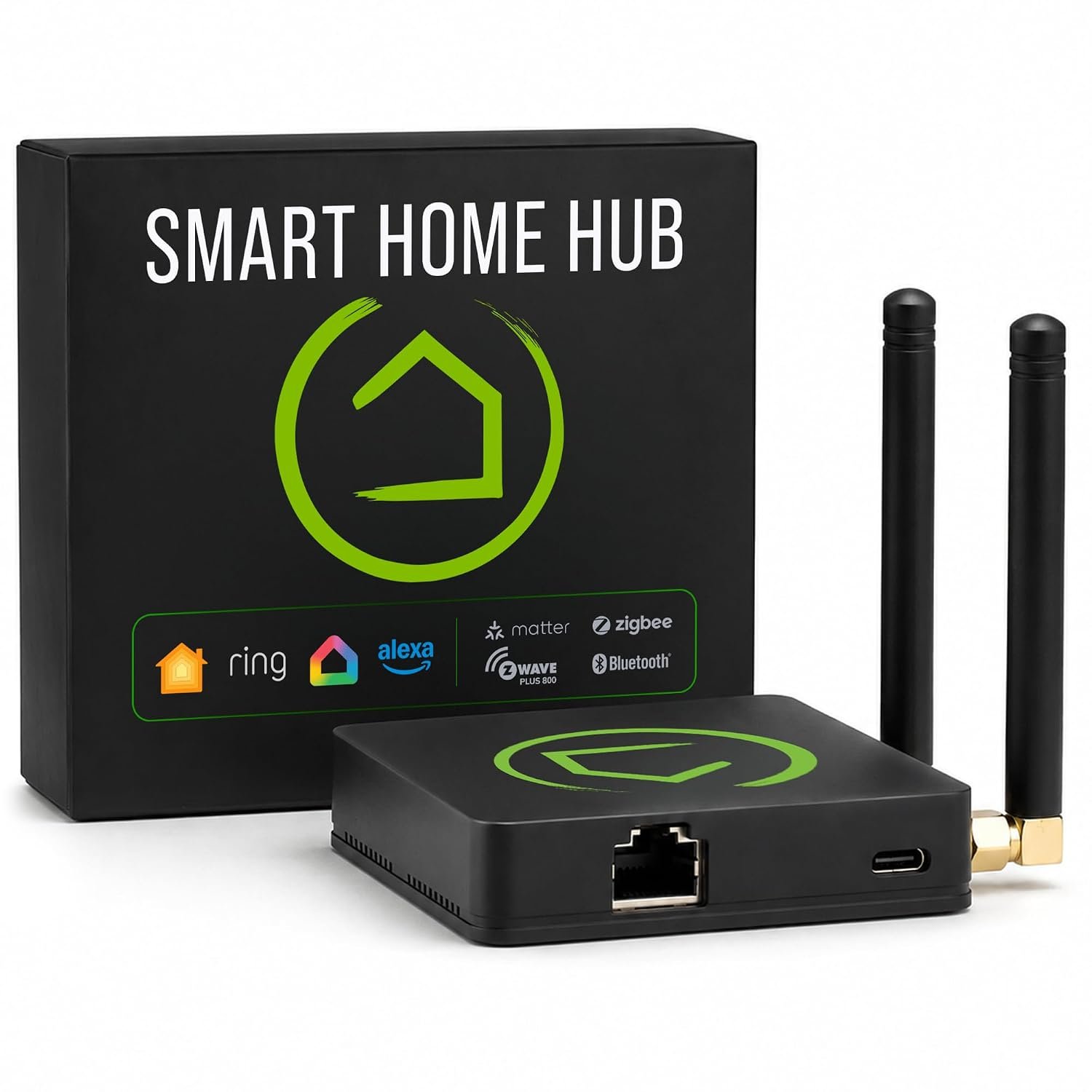 Hubitat Elevation C-8 Pro Smart Home Hub – Z-Wave Zigbee Matter