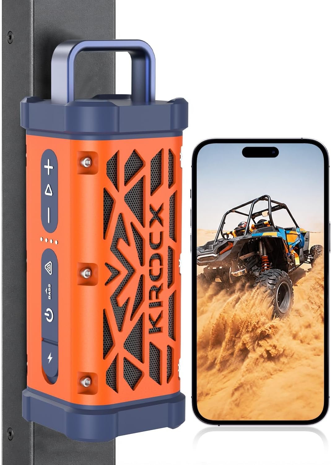 TRAVOR Magnetic Bluetooth Speaker Waterproof for Fishing & Tailgating
