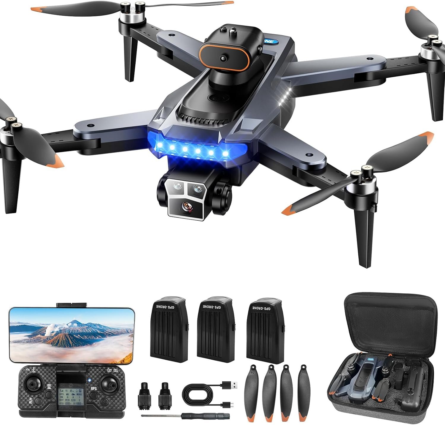 Drones with Camera for Adults 4K, Auto Return- HYTOBP P17