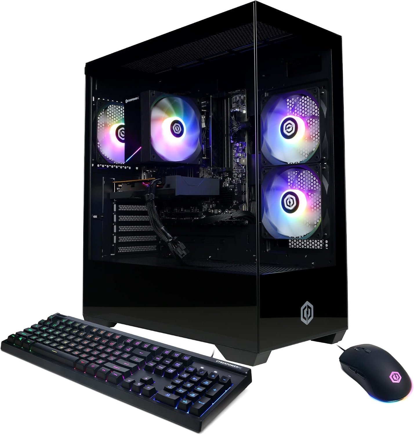 CyberPowerPC Gaming PC, AMD Ryzen 5 5500, Radeon RX 6500 XT 4GB