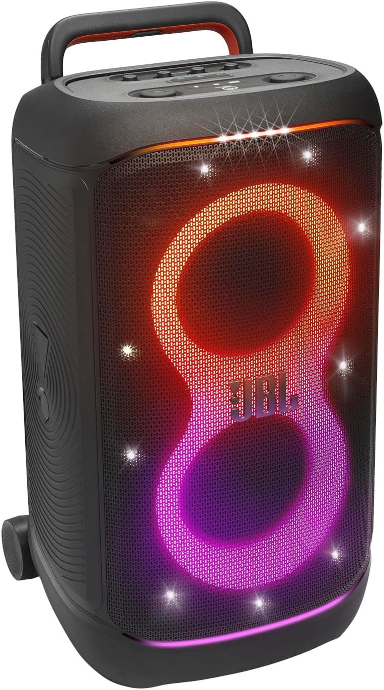 JBL PartyBox 520 Portable Party Speaker with AI Sound Boost – Black