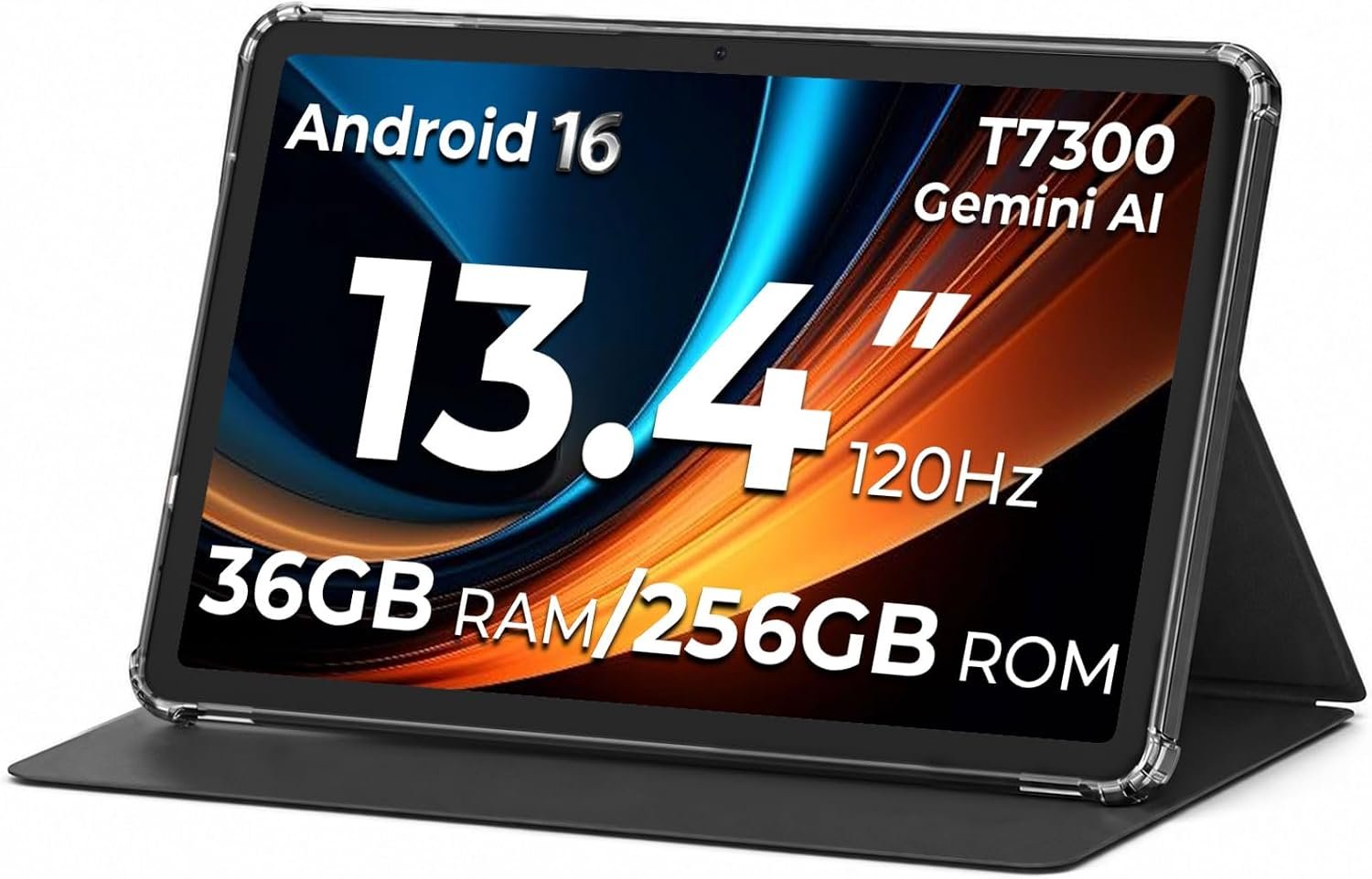 HNVHNV 13.4 inch Android 16 Tablet with Gemini AI, T7300 Octa-Core