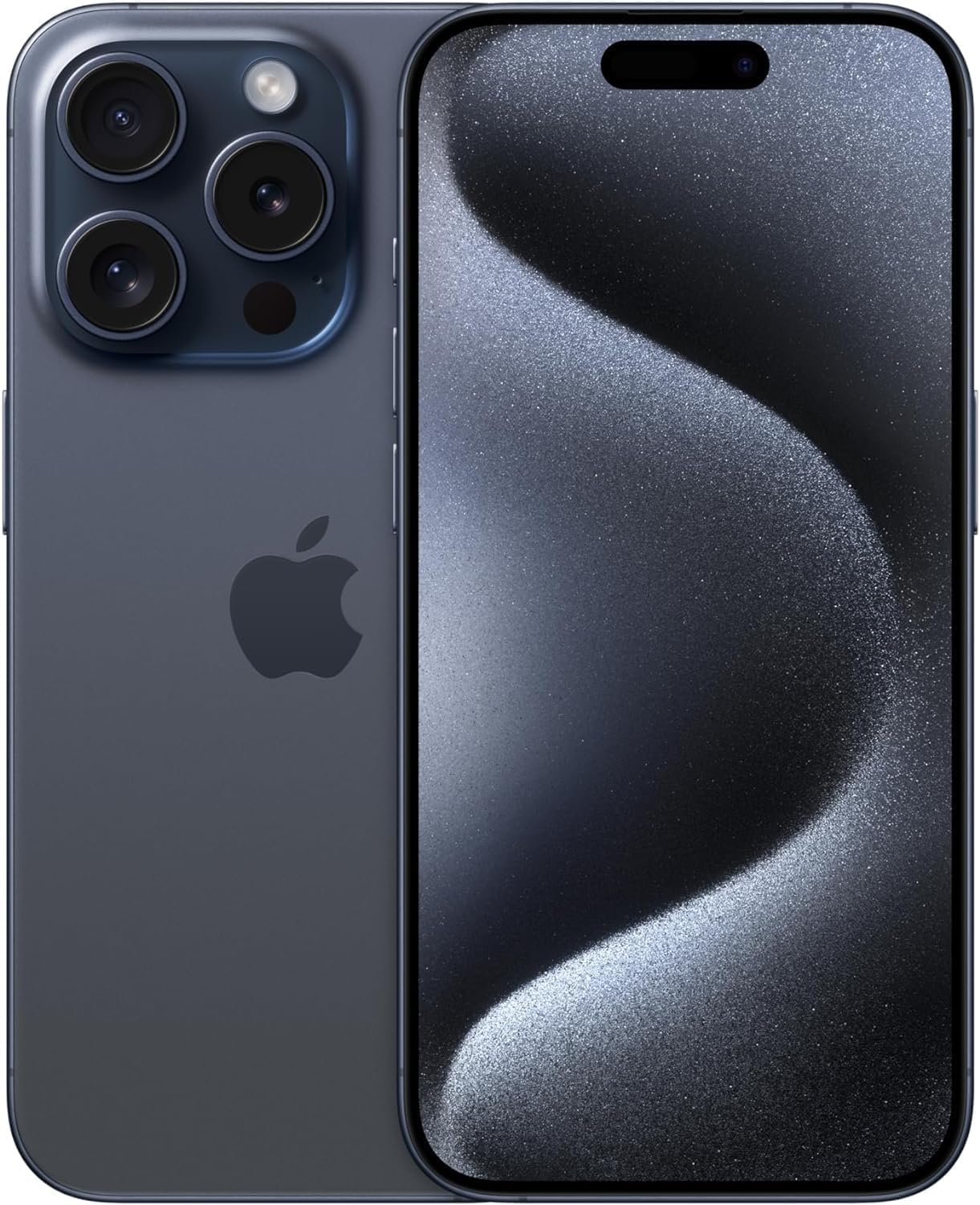 Apple iPhone 15 Pro, 256GB, Blue Titanium – Unlocked (Renewed)