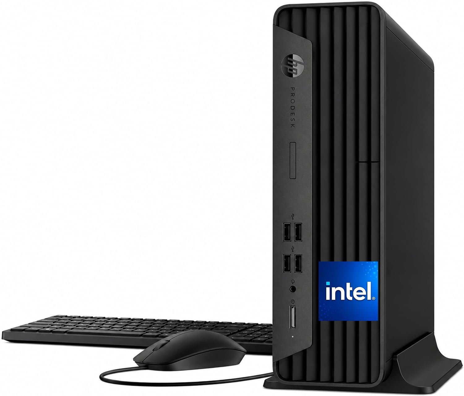 HP ProDesk 400 SFF Business Desktop Computer, Intel CPU, 16GB RAM, 1TB HDD + 256GB PCIe SSD, Dual 4K Display Support, Type-C, HDMI, DisplayPorts, Wi-Fi, Wire Keyboard & Mouse, Windows 11 Pro