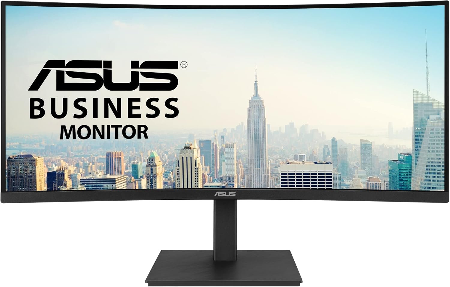 ASUS VA34VCPSR 34″ 1440P Curved Monitor, USB-C PD 96W, USB Docking, RJ45