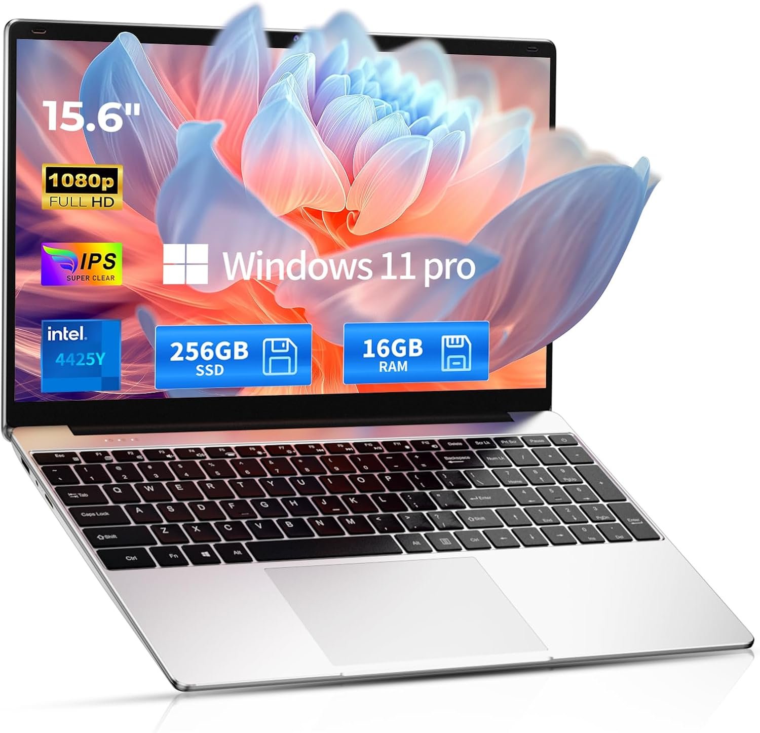 2026 Window 11 Pro Traditional Laptop Computer, 16GB RAM 256GB SSD for Business Student School College, 15.6″ FHD IPS Display, Lightweight Portable, 4H Battery, 3.5 lbs