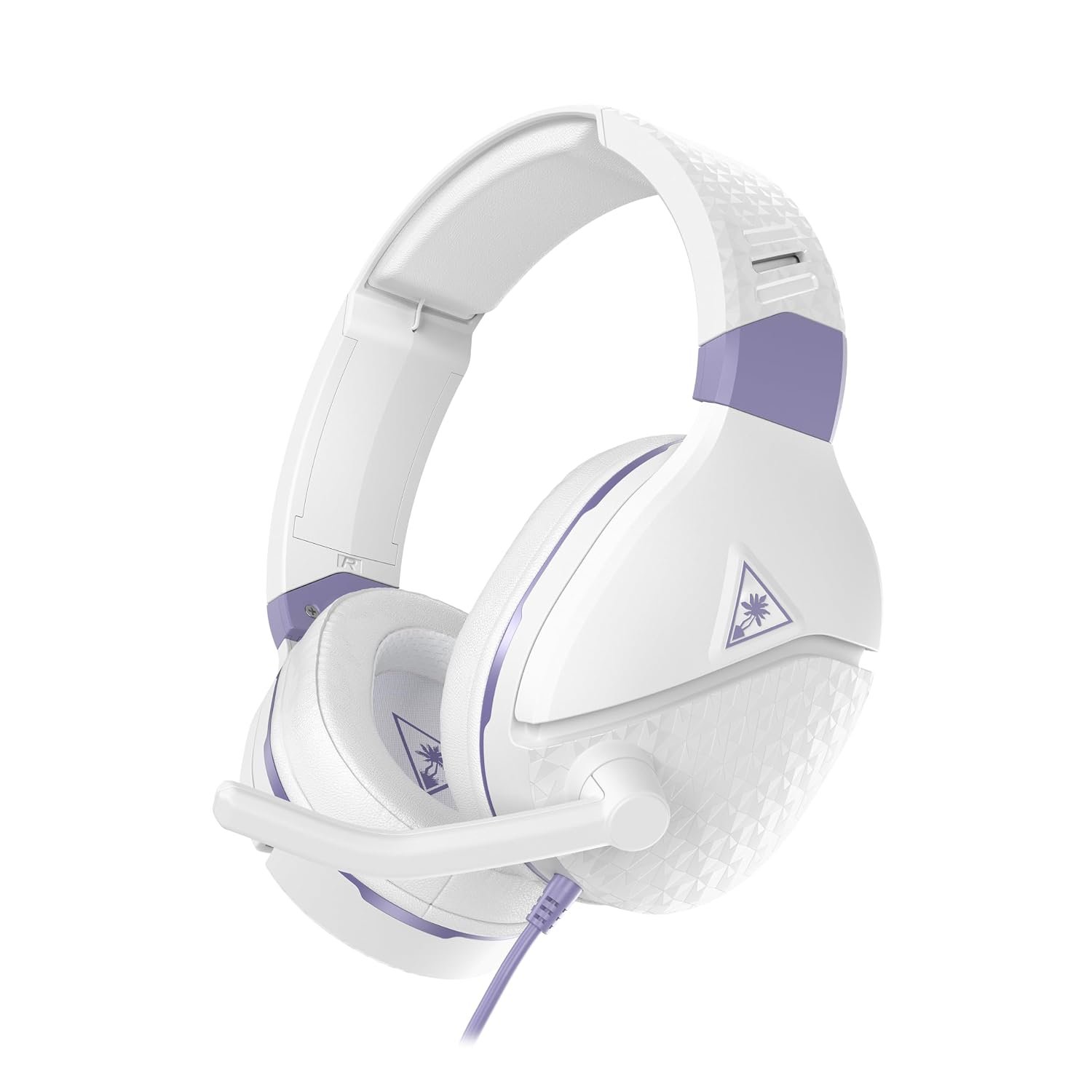 Turtle Beach Recon Spark White/Purple Gaming Headset for Xbox, PlayStation, Nintendo Switch, PC, and Mobile – Over Ear, Wired