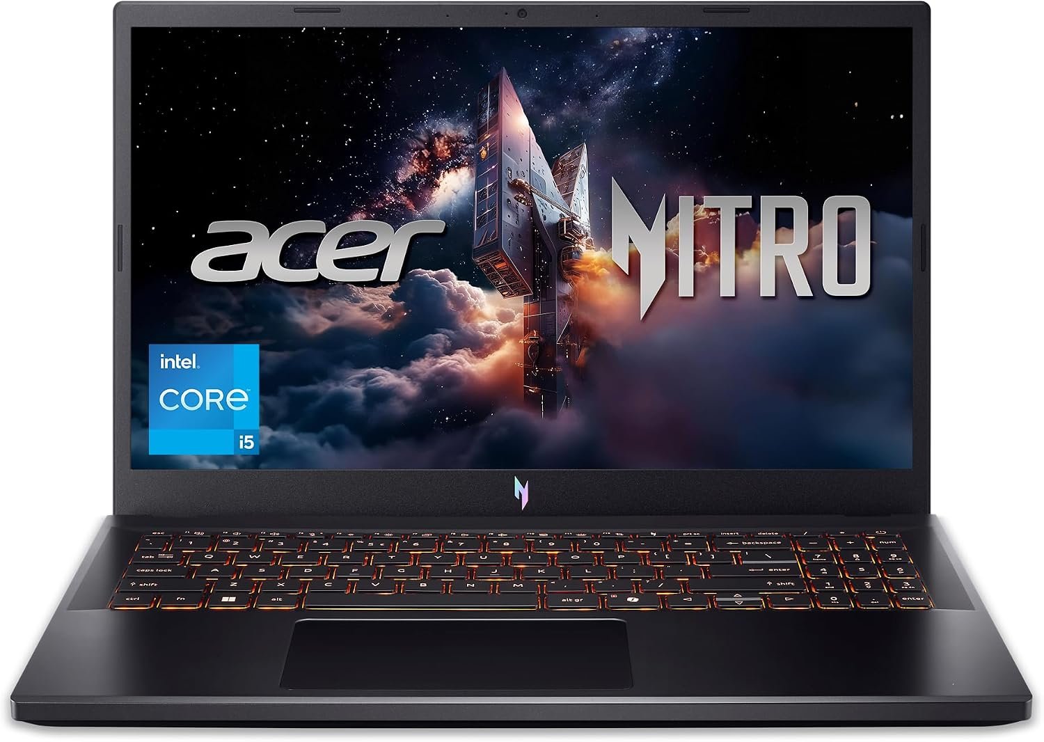 Acer Nitro V Gaming Laptop | Intel Core i5-13420H Processor | NVIDIA GeForce RTX 4050 Laptop GPU | 15.6″ FHD IPS 165Hz Display | 8GB DDR5 | 512GB Gen 4 SSD | Wi-Fi 6 | Backlit KB | ANV15-52-586Z