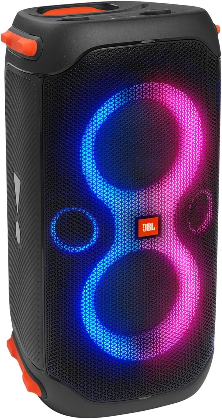 JBL PartyBox 110 – Portable Party Speaker with Built-in Lights, Powerful Sound and deep bass, Black