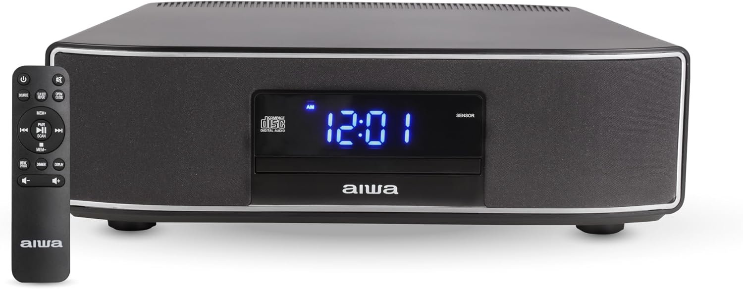 Aiwa – Exos Home 30W Bluetooth Speaker with CD Player and FM Radio