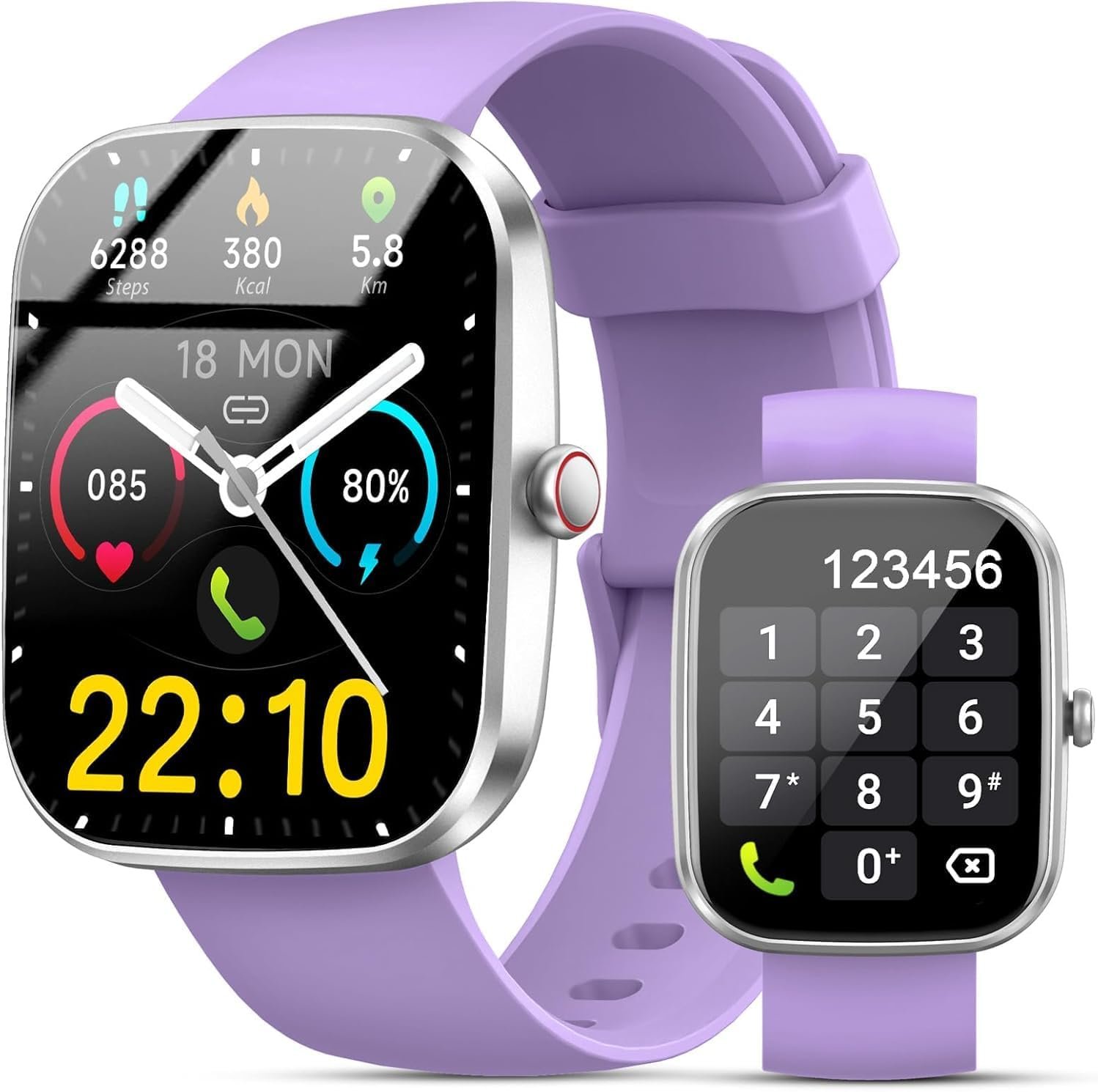Smart Watch for Men Women (Answer/Make Call), 2025 New 1.91″ HD SmartWatch, Fitness Watch with 120+ Sport Modes, IP68 Waterproof, Heart Rate/Sleep Monitor, Pedometer, Activity Tracker for Android iOS