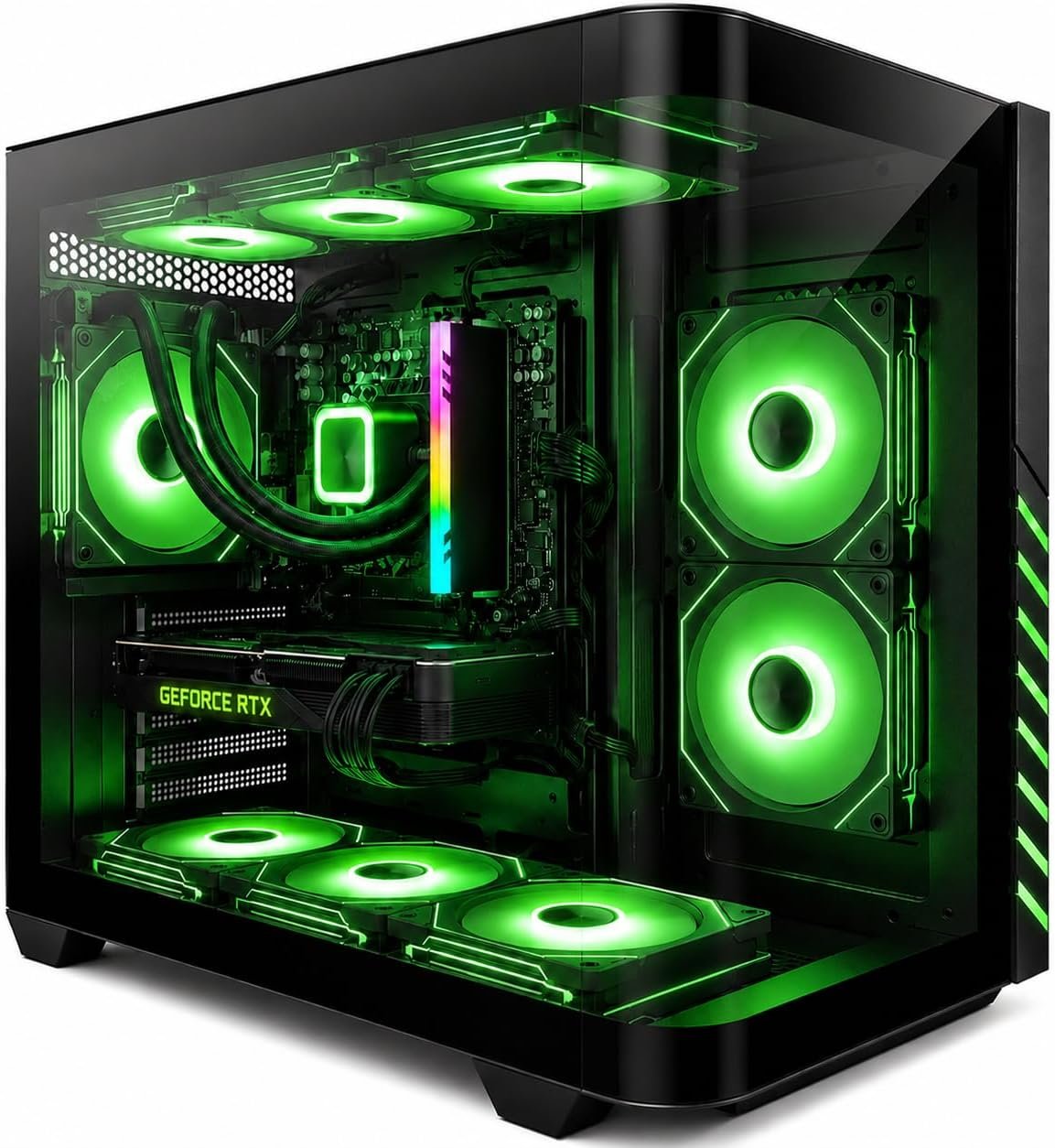 Gaming PC Desktop Computer Ryzen 7 8700F RTX 5060Ti 16GB