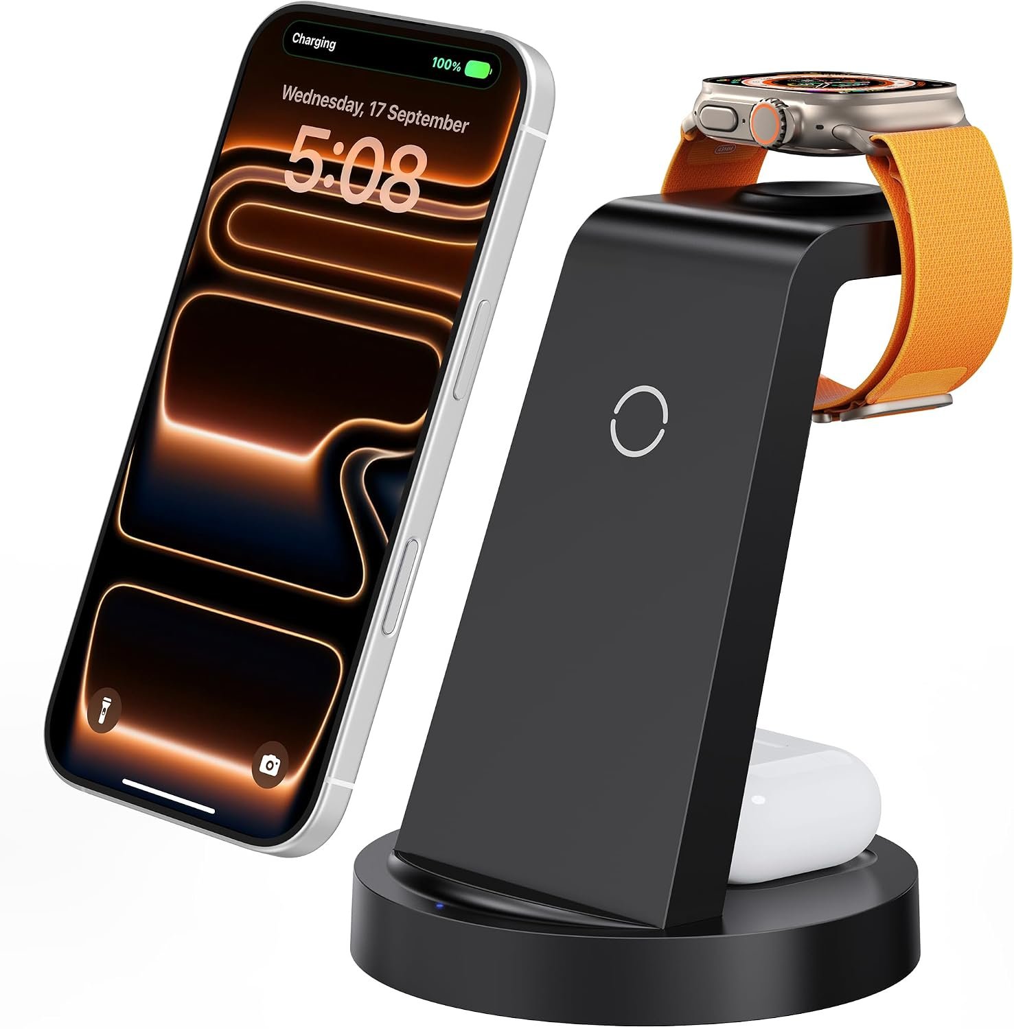 Anlmz 3 in 1 Charging Station – Wireless Charger for Apple Multiple Devices
