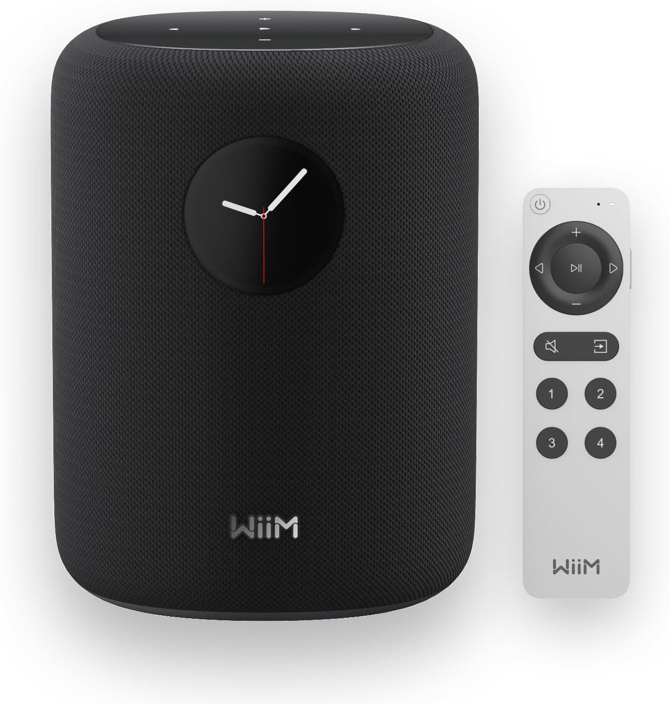WiiM Sound Smart Speaker with Hi-Res Audio, WiFi and Touchscreen, Black