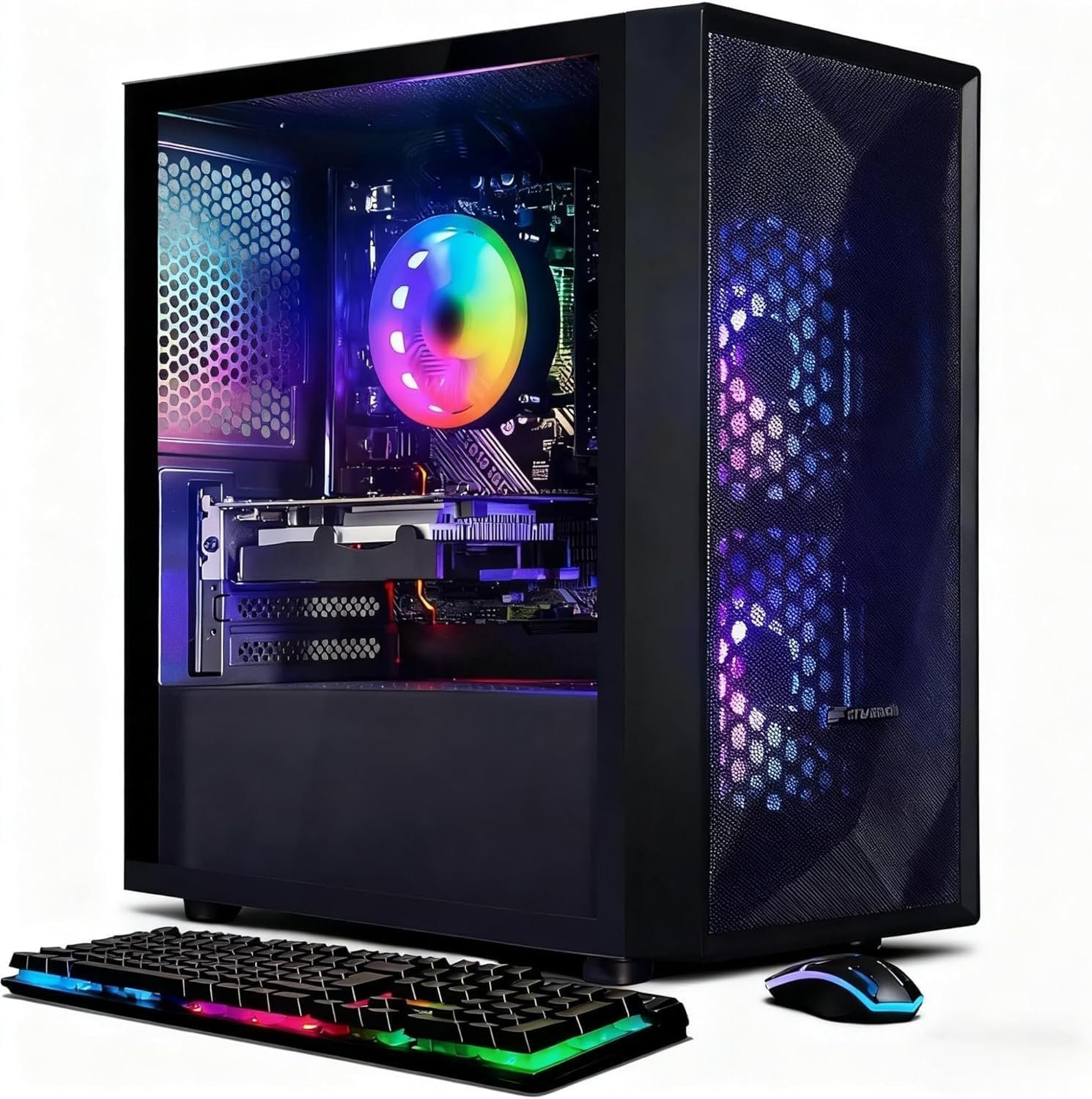 STGAubron Gaming PC Desktop,Core I5,RX 550 4G,16G RAM,512G SSD